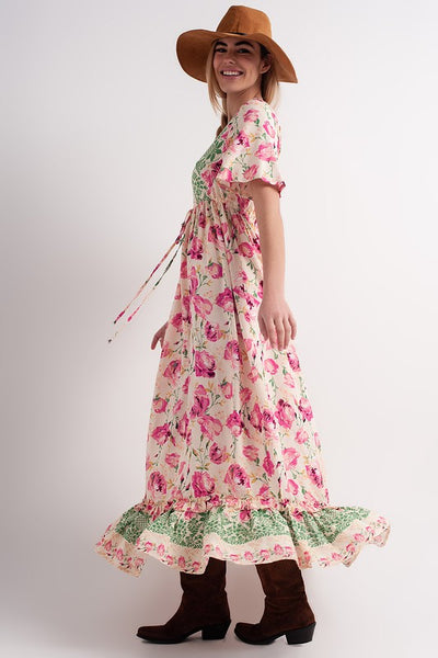Floral Trippy Dress