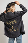 Washed Denim Rock & Roll Jacket