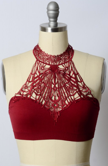 Lace Halter Top