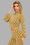 Bohemian Mustard Floral Fashion Set