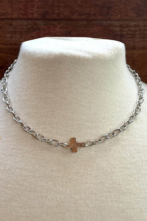 Silver Chain Link Chocker