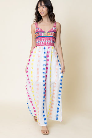 Embroidered Detailed Maxi