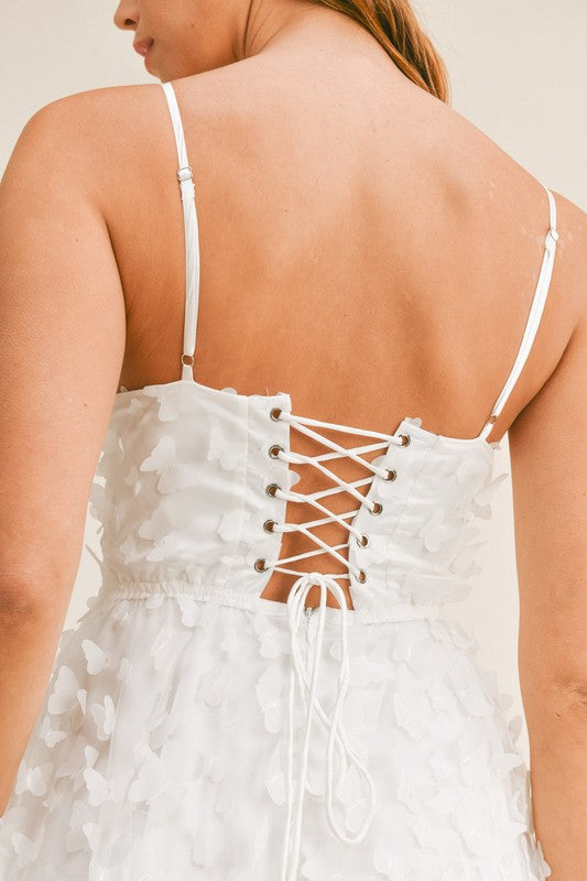 midi dress lace up back ASOS DESIGN wrap cami lace up back midi dress