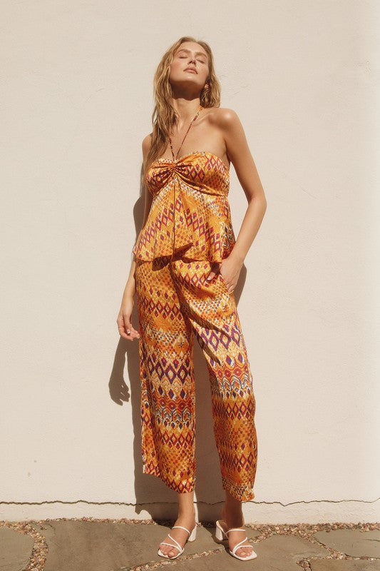 Aztec Print Halter Top & Crop Pants – Hippie Vibe Tribe