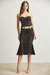 Sweetheart Faux Suede 2 Piece Lace Beauty