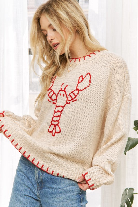 "ROCK LOBSTER" SWEATER