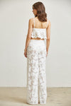 2 Piece White Lace Crocheted Set