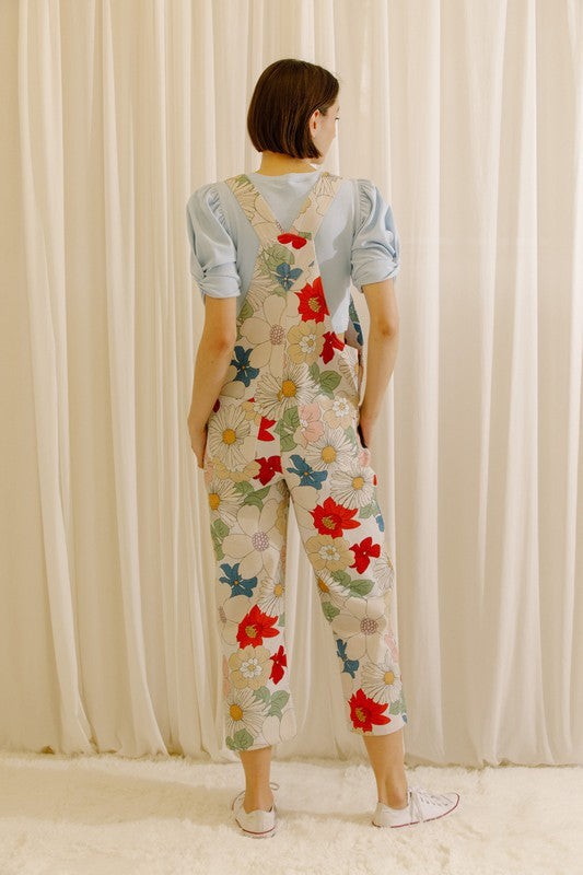 Large Flower Overalls.
