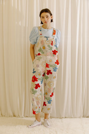 Large Flower Overalls.