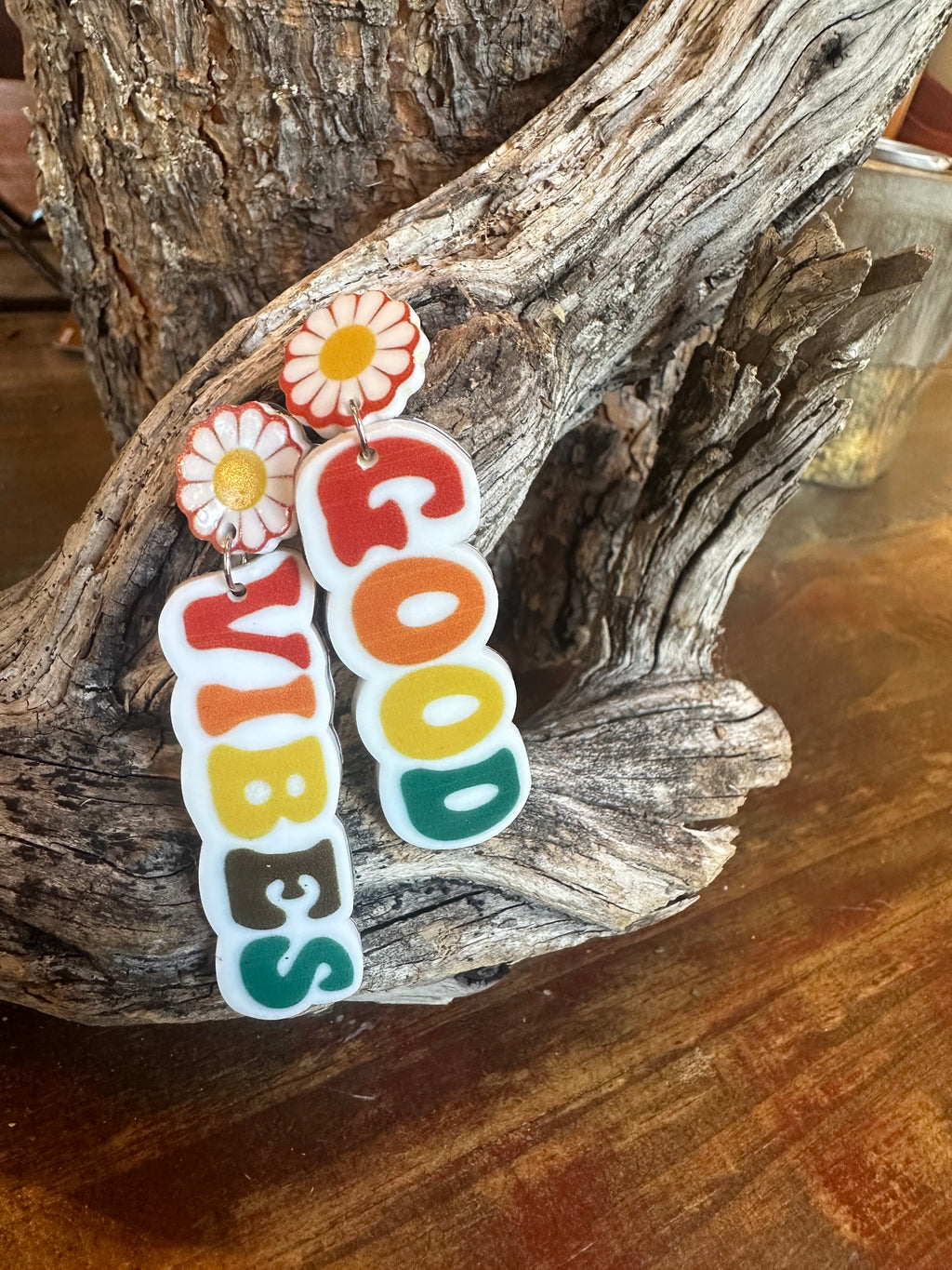 "GOOD VIBES" Earrings