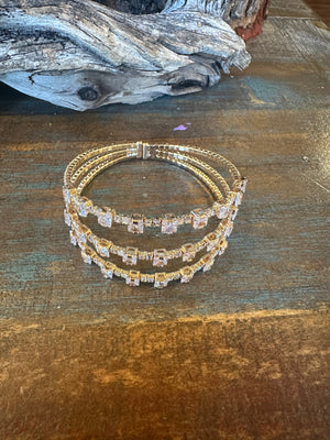 Diamond Bracelet Cuff