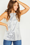 Shimmery Sequin Halter - Hippie Vibe Tribe