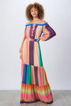 Multi-Color Maxi Dress - Hippie Vibe Tribe