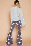 Star Printed Flare Pants - Hippie Vibe Tribe