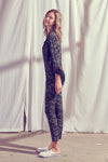 Camo Collared Jumpsuit