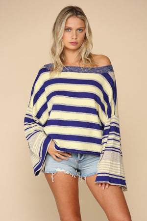 Gorgeous Stripped Sweater Top - Hippie Vibe Tribe