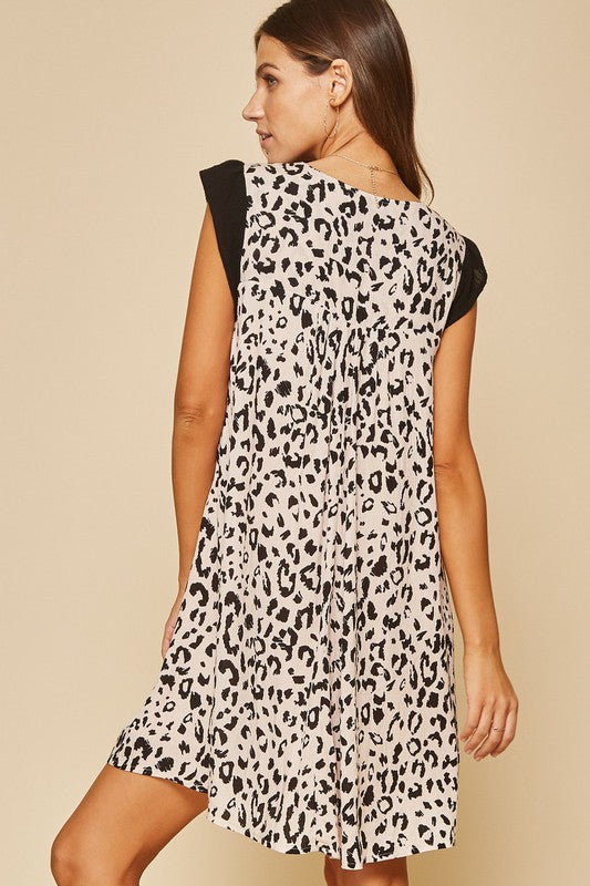 Leopard Embroidery Dress Small Leopard Embroidery Dress Small