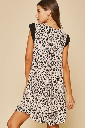 Leopard Embroidery Dress