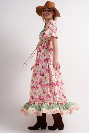 Spring Floral Maxi Dress