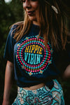 "HIPPIE VIBIN" Tie Dye T-Shirt