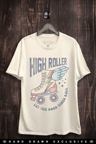 "High Roller" Roller Skater T-Shirt