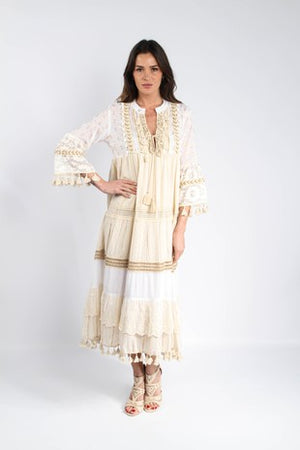 Gypsy Queen Gold Tassel Maxi Gypsy Queen Gold Tassel Maxi