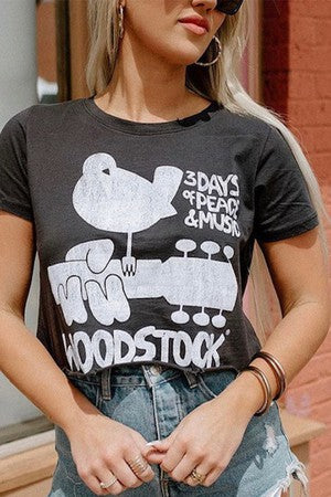 Woodstock Crop T-Sirt