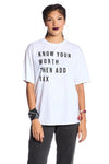 "Know Your Worth Then Add Tax" T-Shirt