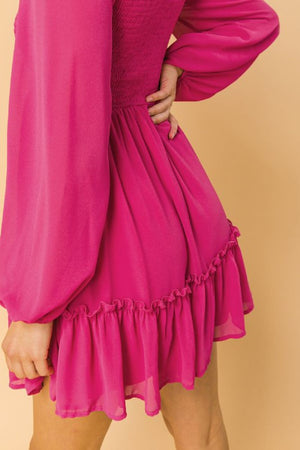 Fuchsia Swing dress