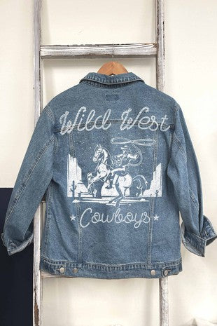 Wild West Cowboy Denim Jacket