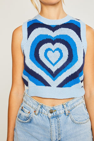 Heart Crop Sweater