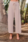 Desert Sand Knit Culotte Pant & Crop Top