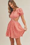 Perfect Summer Red Mini Dress