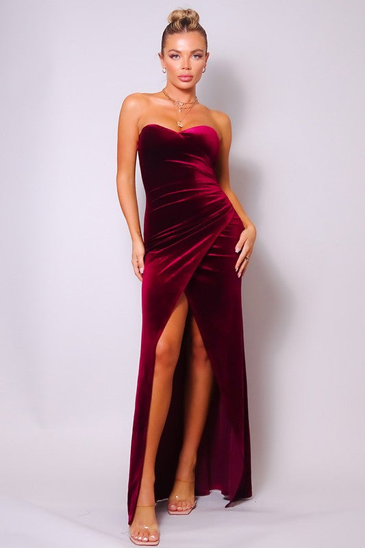 Red Velvet Sweetheart Dress medium