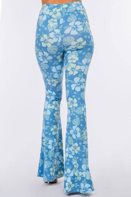 Desert Dreamer Flare Pants - Blue  Printed flare pants, Flare pants,  Outfits with leggings