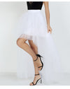 Tulle High-Low Skirt