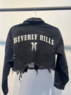 BEVERLY HILLS!! Crop Denim Jacket