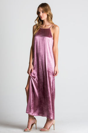 Pink Halter Maxi Dress Medium Pink Halter Maxi Dress Medium