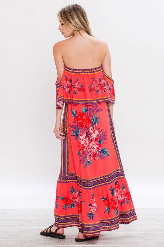 Gypsy Floral Off-Shoulder Dream - Hippie Vibe Tribe