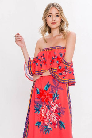 Gypsy Floral Off-Shoulder Dream - Hippie Vibe Tribe