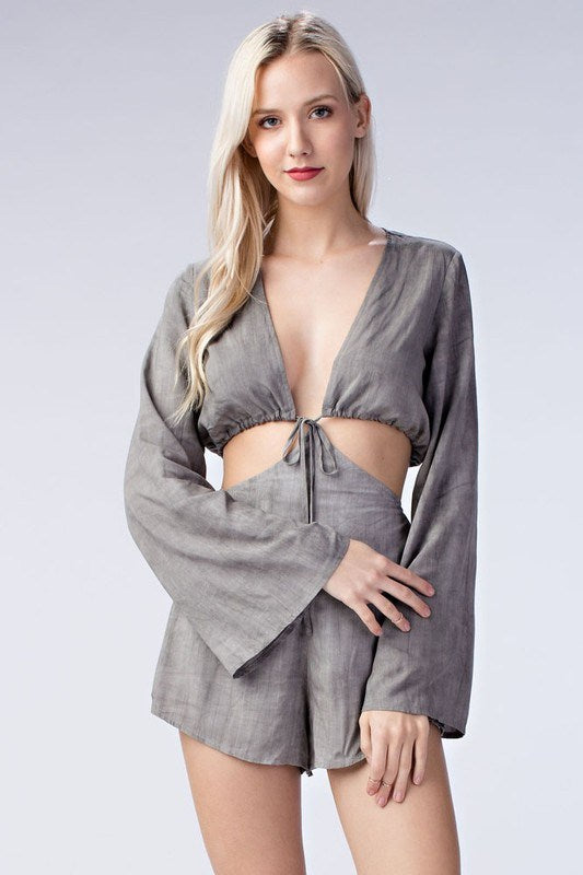 Sexy Sage Long Sleeve & Short Romper – Hippie Vibe Tribe
