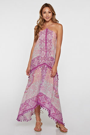 Moroccan Orchid Scarf Dress - Hippie Vibe Tribe