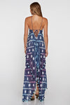 Moroccan Blue Scarf Dress - Hippie Vibe Tribe