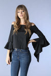 Off Shoulder Bell Sleeved Blouse - Hippie Vibe Tribe
